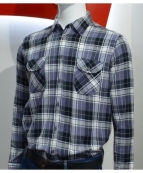 СОРОЧКА д/р арт. 213В/1221А колір 912 (клітка біло-сіра) 2/2