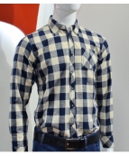 СОРОЧКА д/р арт. 210E/1221A колір 672 (клітка бежево-синя)