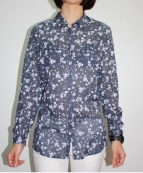 БЛУЗКА д/р арт. 261В/1554А колір 667 ( синій ) 3/1