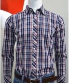 СОРОЧКА д/р арт. 210B/1240A колір 413 (клітка біло-червоно-синя)