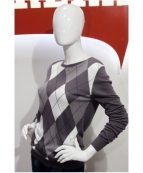 ДЖЕМПЕР жін. арт. 872C/233А, R, колір 882 (сірий ромб) 2/2