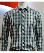 СОРОЧКА д/р арт. 210B/1240A колір 717 (клітка зелено-біла)