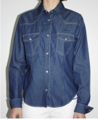 СОРОЧКА жін. джинс арт. 290/01046, колір 100 2/2