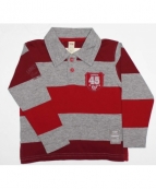 ДЖЕМПЕР - ПОЛО хл. арт. 822JS/00045. колір 837 ( червоно-сіра полоска) 2/2